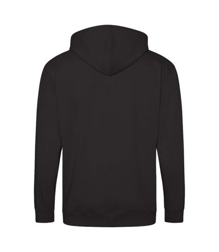 Awdis Plain Mens Hooded Sweatshirt / Hoodie / Zoodie (Charcoal) - UTRW180