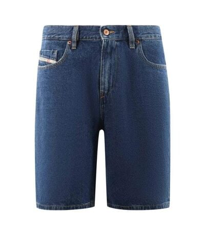 Short En Jean D-strukt Homme Bleu Diesel