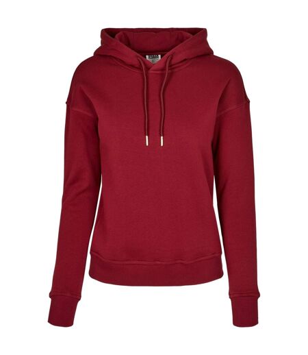 Sweat À Capuche Femme Bordeaux Urban Classics