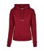 Sweat À Capuche Femme Bordeaux Urban Classics-1