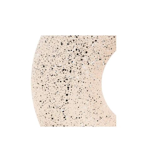 Vase Design en Dolomite Circle 30cm Blanc & Noir