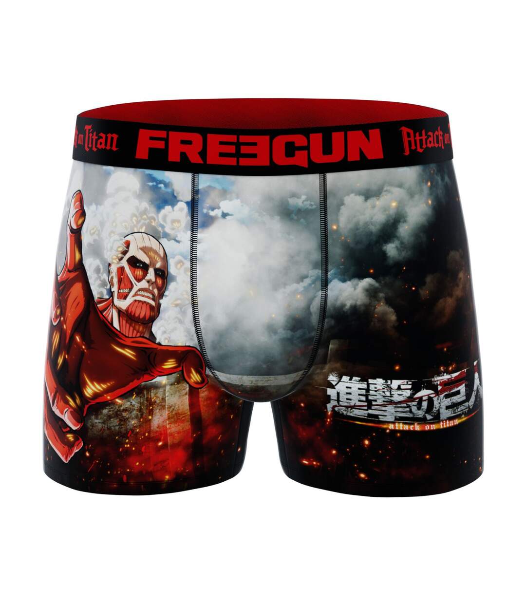 Lot de 3 boxers homme Attack On Titan Freegun-3