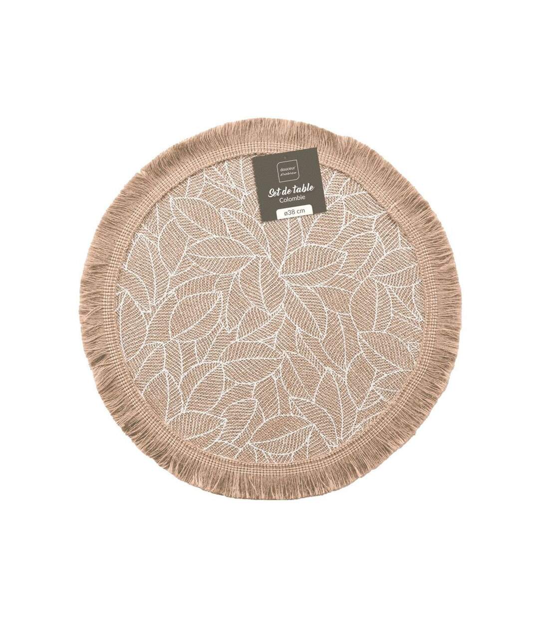 Set de Table en Jute Colombie 38cm Naturel-3