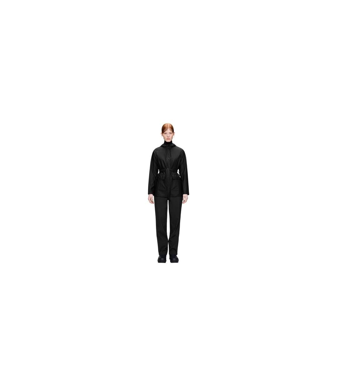Veste Imperméable Curve Femme Noir Rains-1