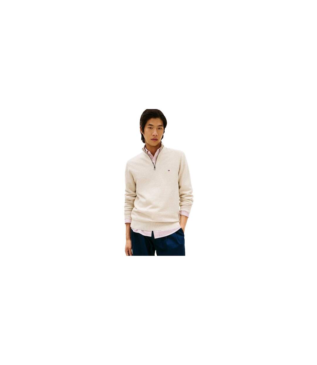 Pull Homme Beige Tommy Hilfiger-1