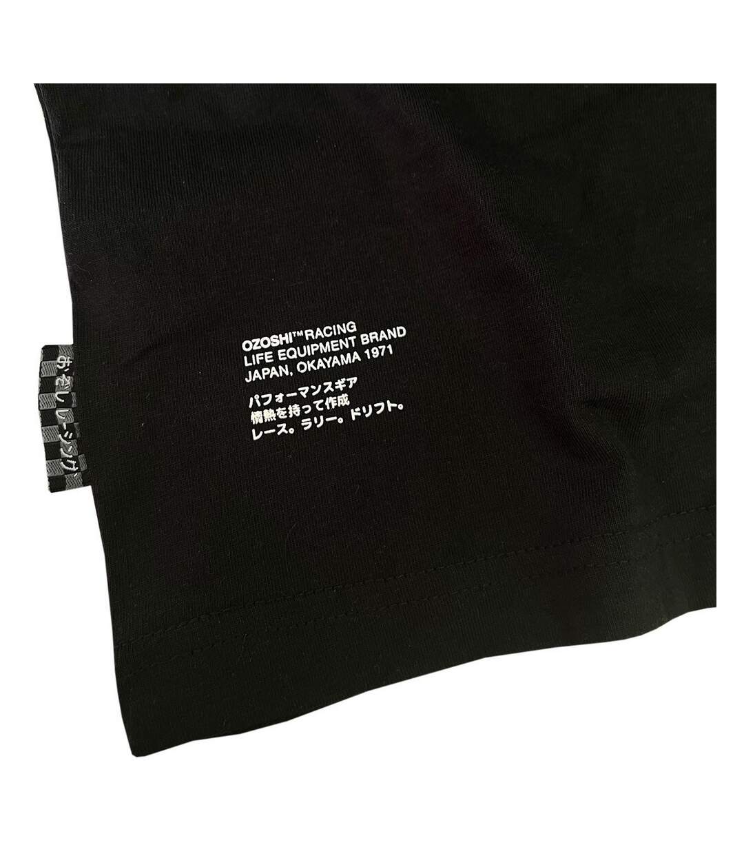 T-shirt Senro Homme Noir Ozoshi-2