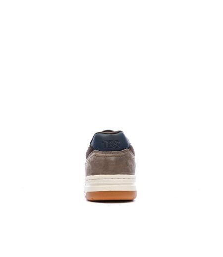Baskets marron/camel homme tbs almerio