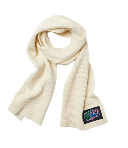 Ensemble Écharpe Et Bonnet Crème Lacoste