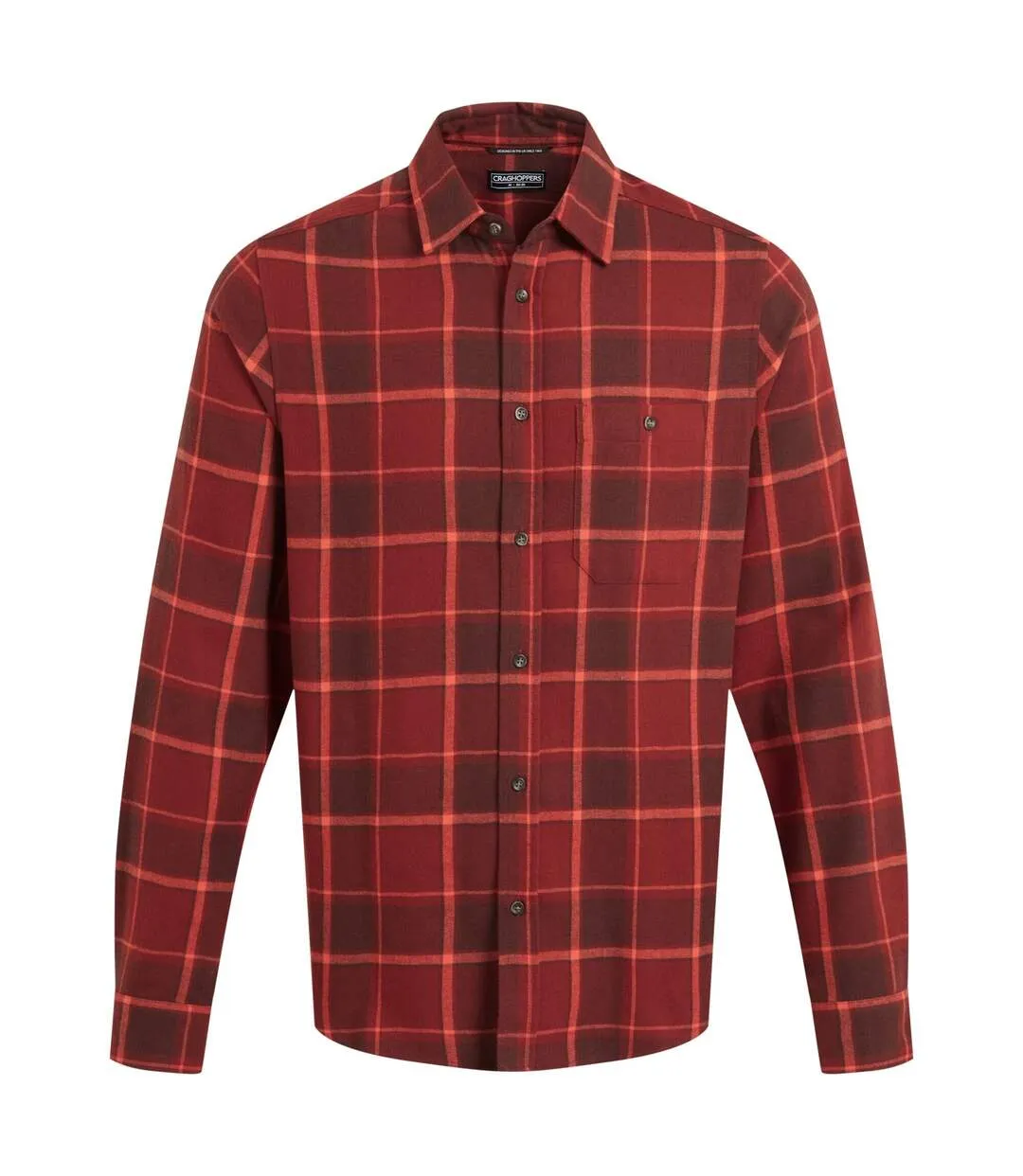 Mens Burnbank Checked Insulated Overshirt Earthenware Craghoppers-2