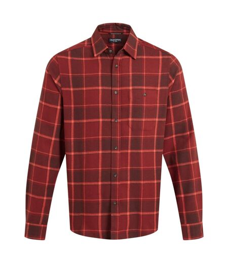 Mens Burnbank Checked Insulated Overshirt Earthenware Craghoppers
