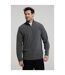 Mens camber ii half zip fleece top dark grey Mountain Warehouse