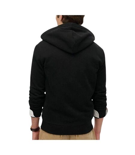 Sweat zippé noir homme superdry essential