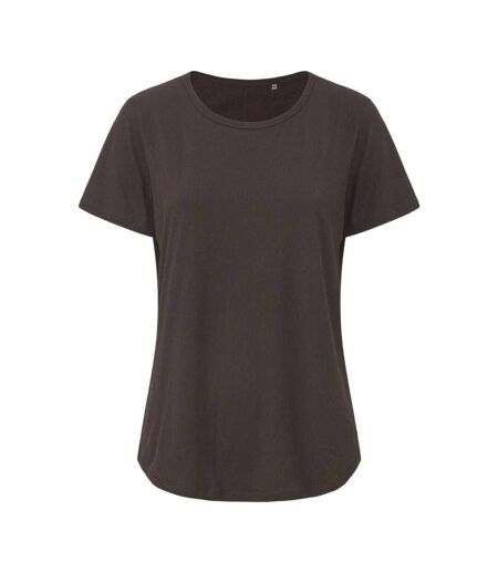 Womens/ladies Essential T-shirt Brown LA Gear