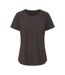 Womens/ladies Essential T-shirt Brown LA Gear-1