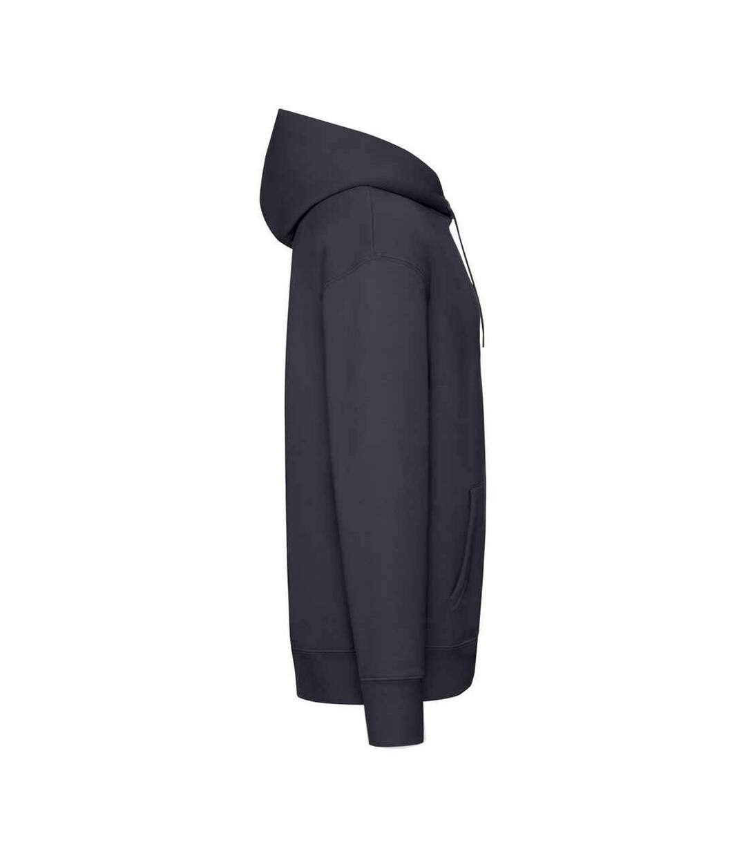 Mens premium hoodie deep navy Fruit of the Loom-3