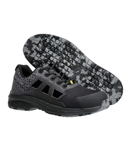 Womens/ladies Footwear Accelerate Lace Up Safety Sandals Black Mascot