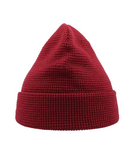 Blog waffle beanie red Atlantis