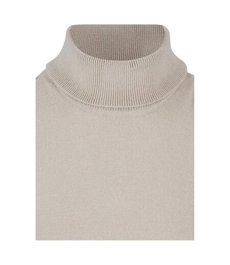 Robe Longue Motif/style Tricoté Femme Beige Urban Classics