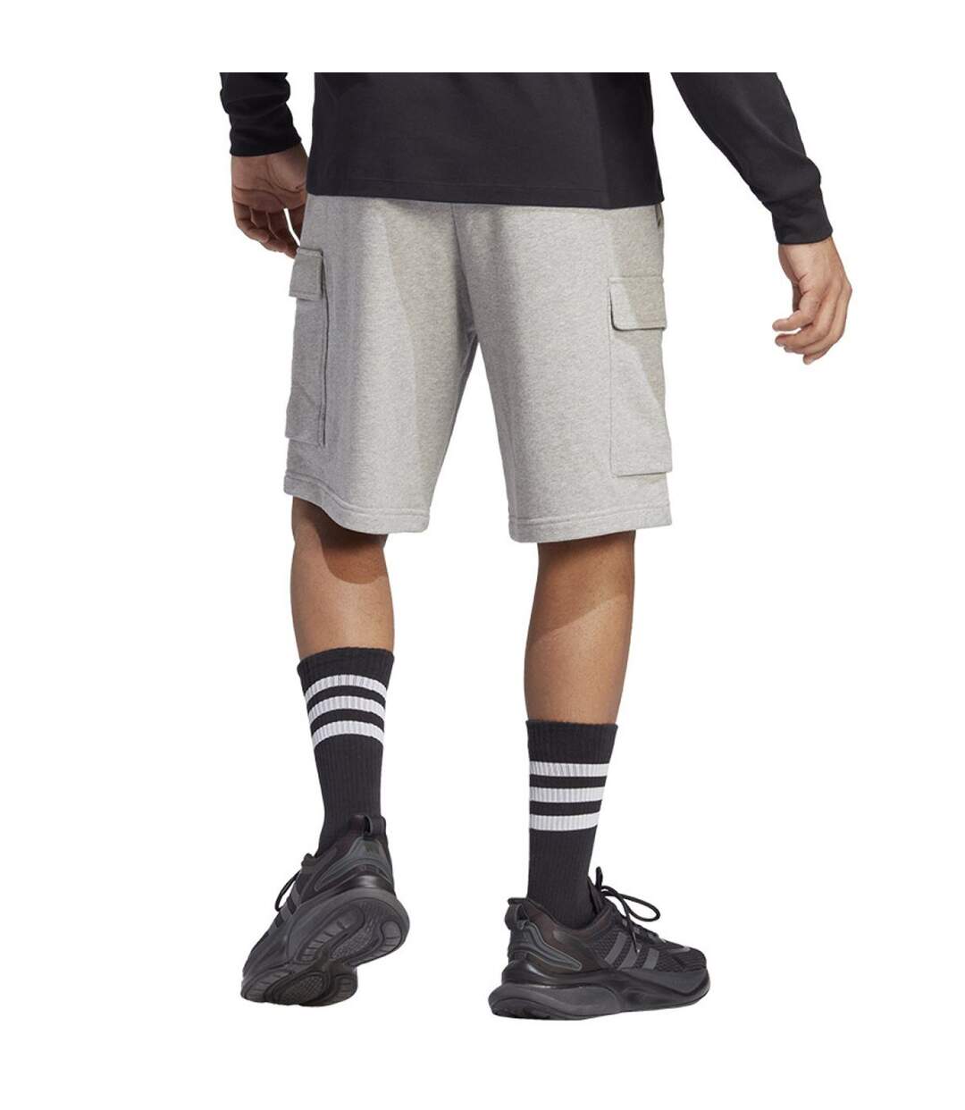 Short Homme Gris Adidas-2