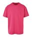 T-shirt adulte rose vif Build Your Brand-1