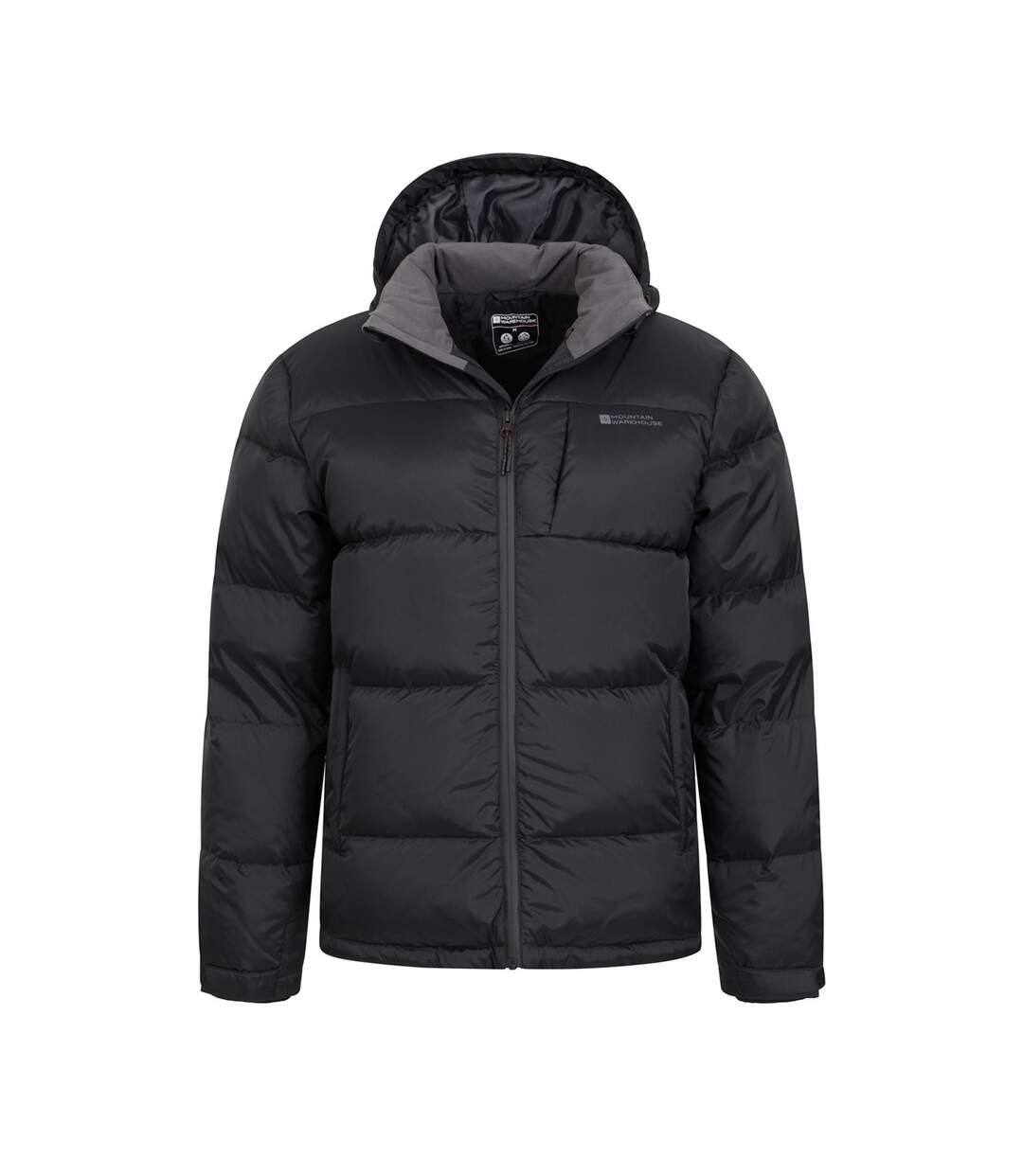 Mens Frost Ii Extreme Down Jacket Jet Black Mountain Warehouse-4