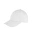 Result Headwear Memphis 6 Panel Brushed Cotton Low Profile Baseball Cap (White)