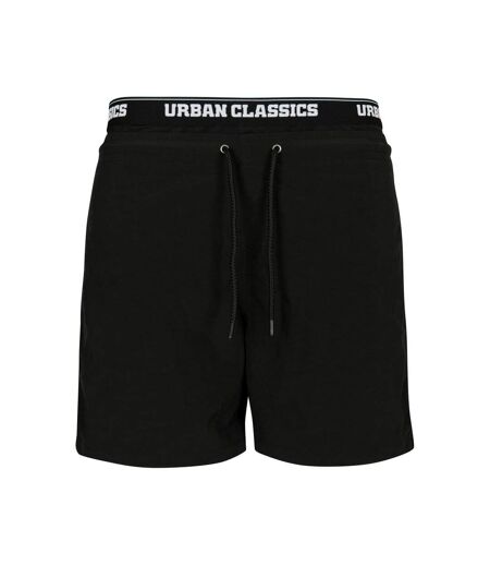 Short De Bain Homme Noir Blanc Urban Classics