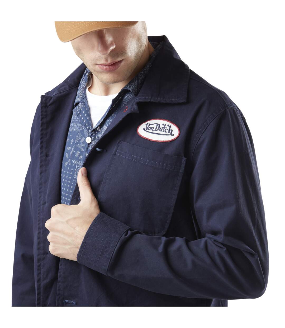 Veste worker en twill Wheels Vondutch-4