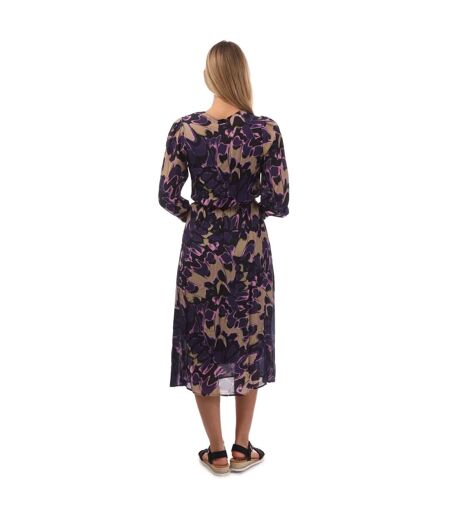 Robe Style Papillon Demaia Femme Beige Noir Violet Boss