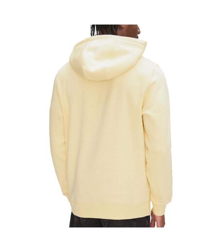 Sweat à capuche jaune homme tommy hilfiger flag hoodi - l
