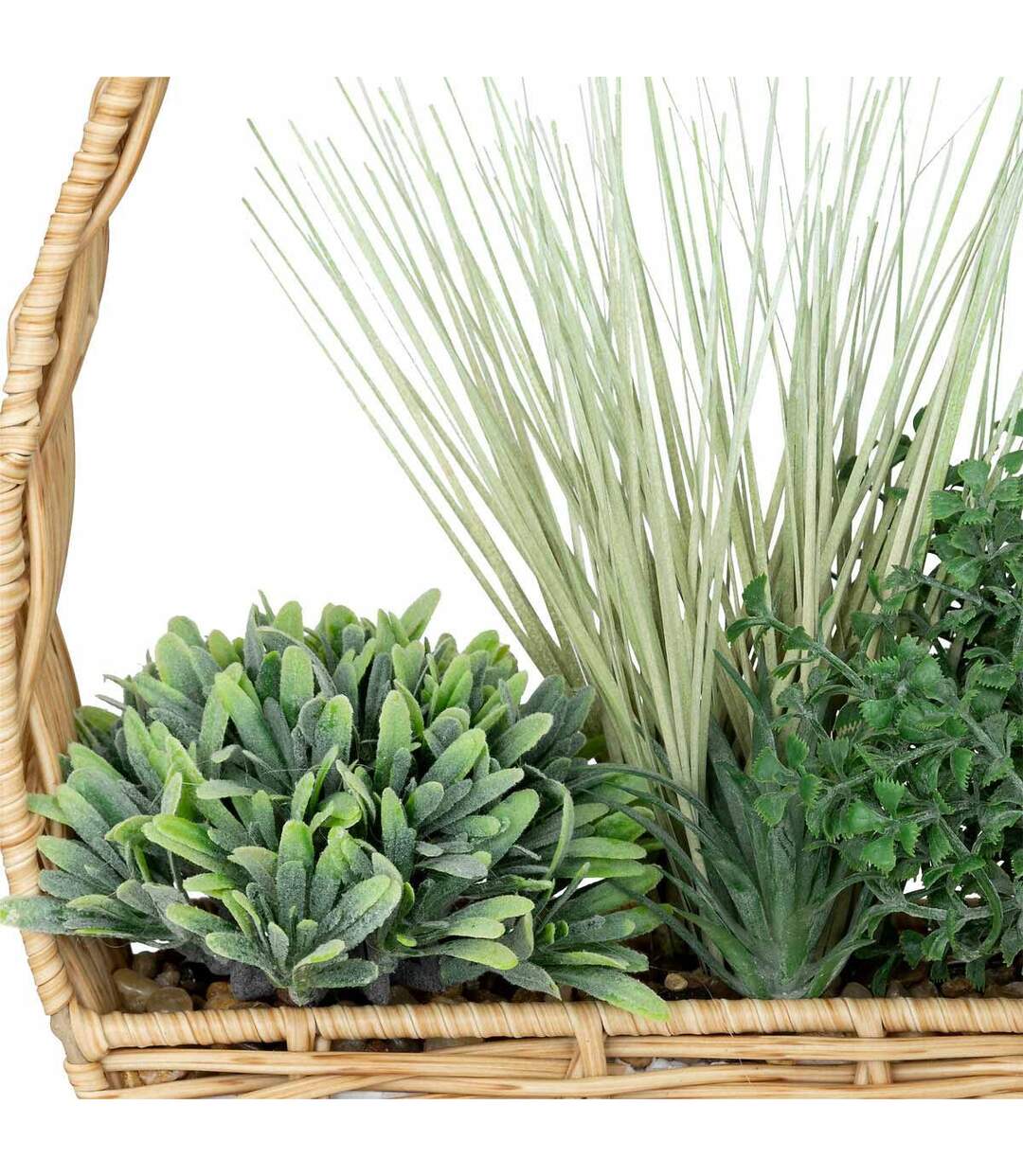 Plante Artificielle à Suspendre Garden 40cm Beige-2