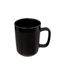 Lot de 6 Mugs en Céramique Alpha 35cl Noir