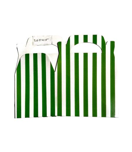 Playwrite Stripe Lunch Box (Green/White) (One Size) - UTSG33358