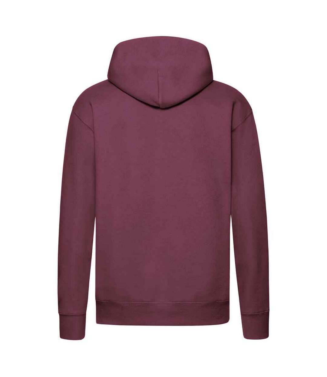 Sweat à capuche premium homme bordeaux Fruit of the Loom-2