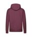 Sweat à capuche premium homme bordeaux Fruit of the Loom