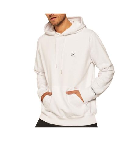 Sweat blanc homme calvin klein jeans essential - l