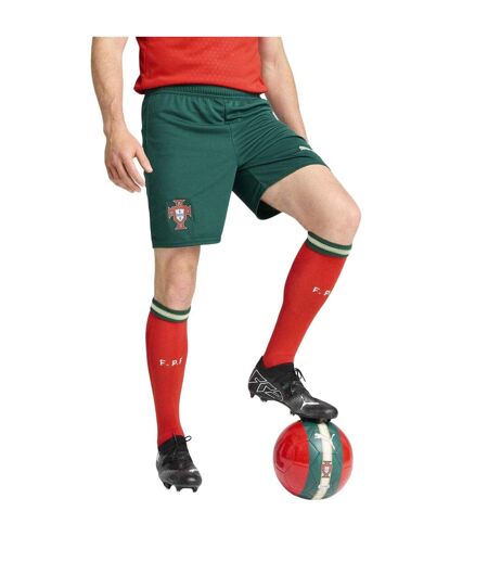 Unisex Adult 2025 Portugal Home Shorts Green Puma