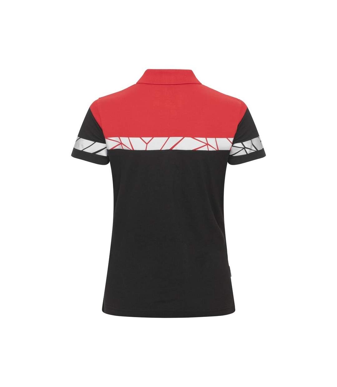 Polo Progression Femme Noir Rouge Projob-2
