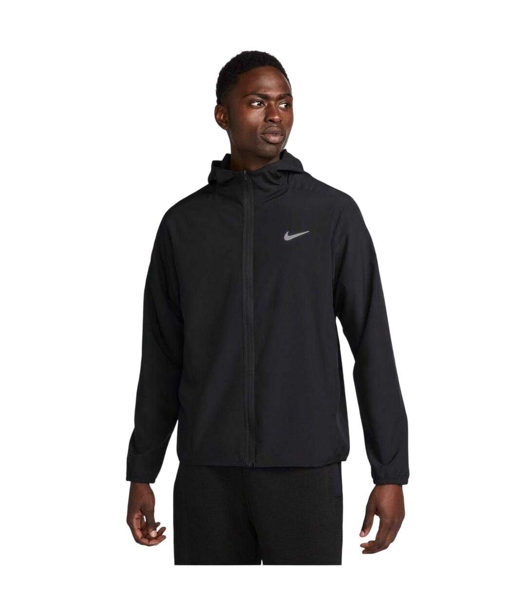 Veste À Capuche Motif/style Swoosh Form Homme Noir Nike-1