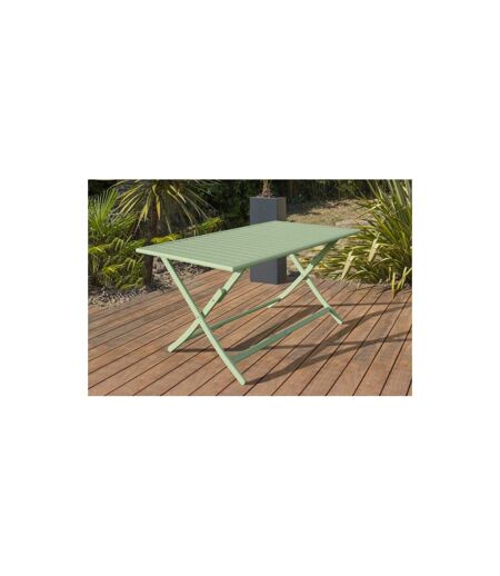 Table de Jardin Pliante Marius 140cm Vert Lagune