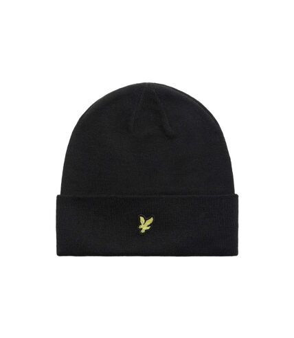 Mens logo beanie true black Lyle & Scott