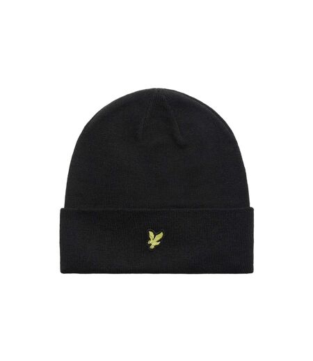 Mens logo beanie true black Lyle & Scott