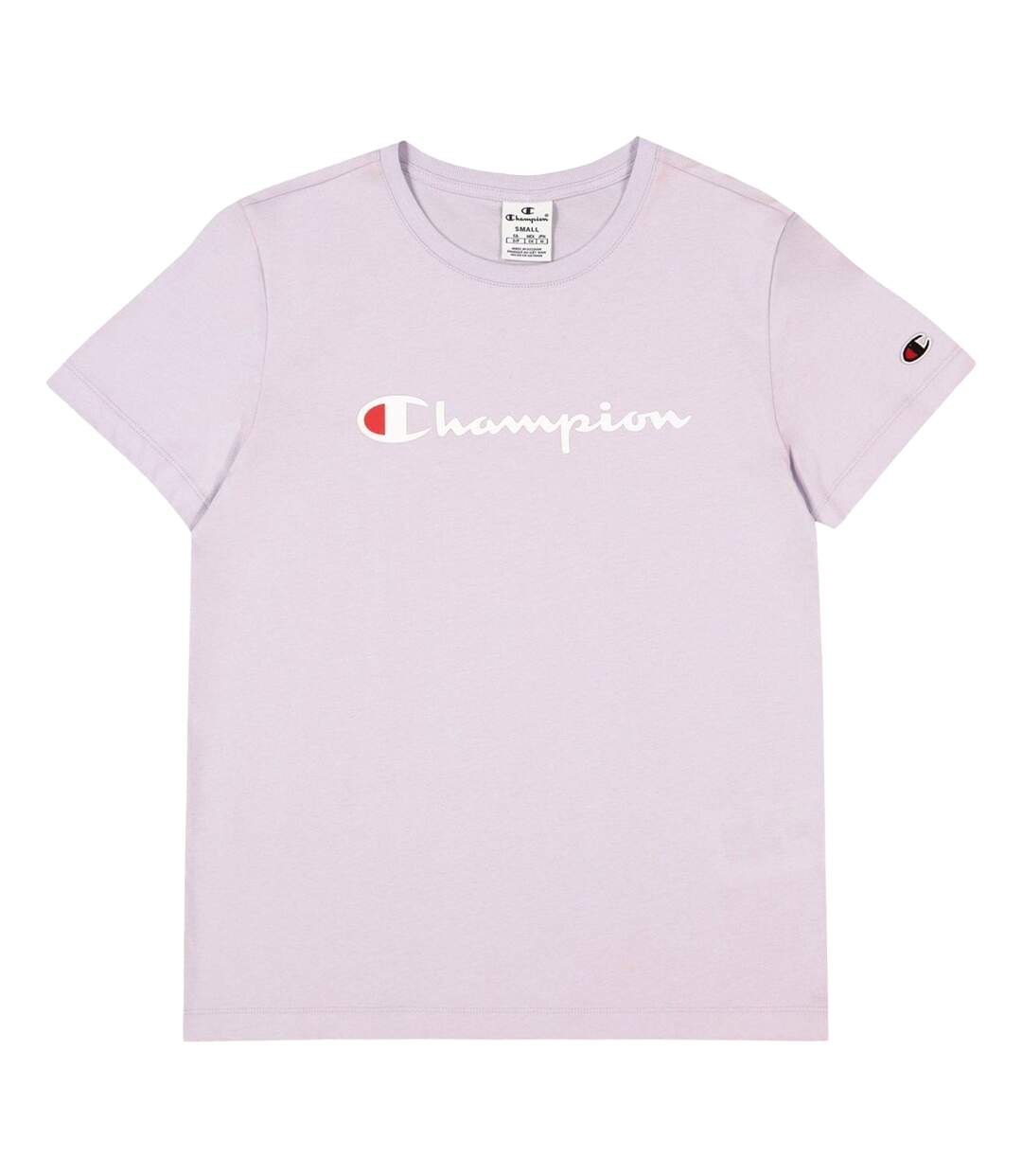 T-shirt Manches Courtes Femme Violet Clair Champion-2