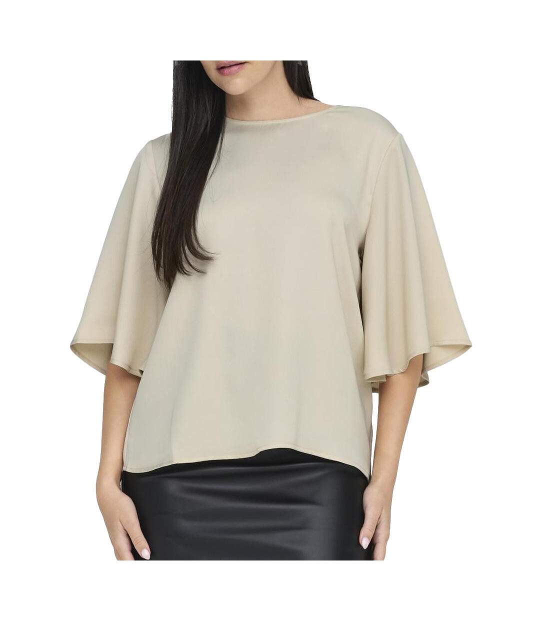 T-Shirt beige femme jdy urba-1