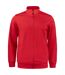 Mens Basic Active Cardigan Red Clique-1