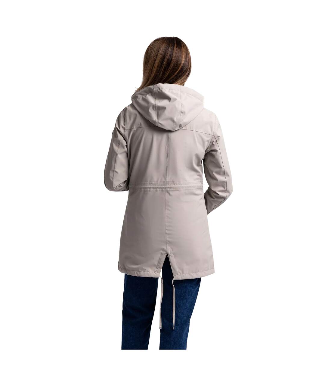 Womens/ladies Pavlina Tp75 Waterproof Jacket Oatmilk Trespass-4