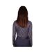 Womens/ladies Elevate Country Base Layer Top Navy Fossil Hy-2
