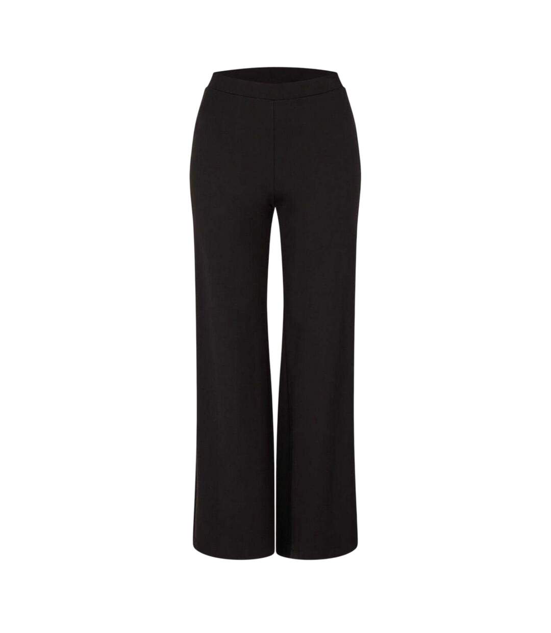 Womens/ladies Reyna Wide Leg Trousers Black Finery-1