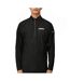 Veste polaire 1/4 de zip noir homme geographical norway men 233-1