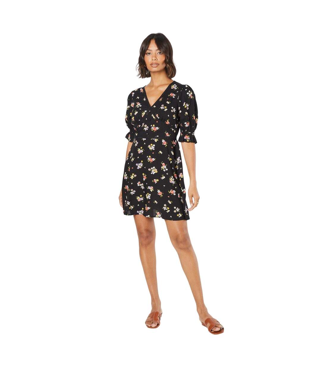 Mini robe femme noir Dorothy Perkins-4